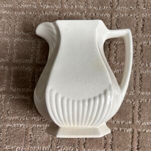 Real English Ironstone Wm Adams & Sons England 6" Pitcher Milk Creamer Stained